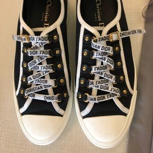 Christian Dior Walk’N’Dior Black Canvas Sneaker